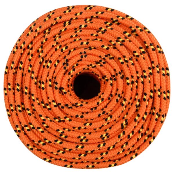 vidaXL Boat Rope Orange 6 mm 50 m Polypropylene - Image 3