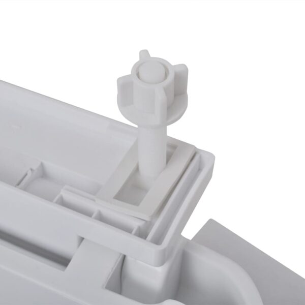 vidaXL Toilet Seats with Soft Close Lids 2 pcs Plastic White and Yellow - Image 12