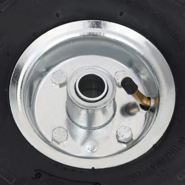vidaXL Sack Truck Wheels 2 pcs Rubber 4.10/3.50-4 - Image 6