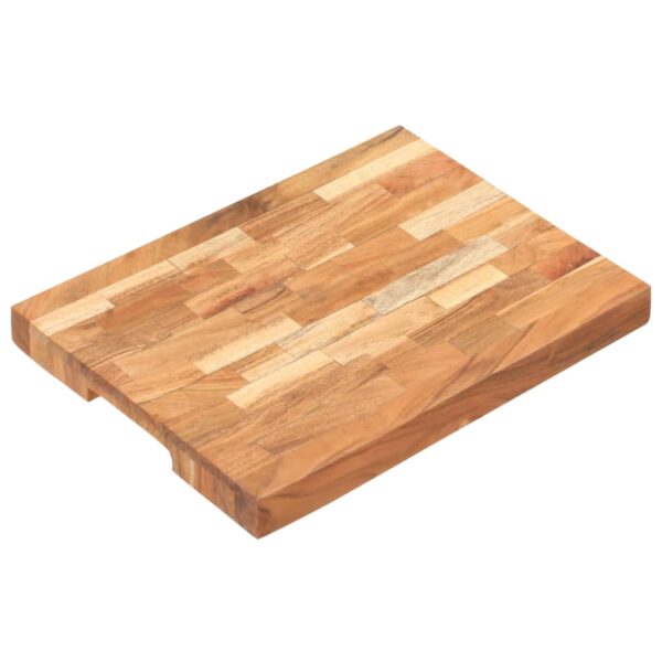 vidaXL Chopping Board 40x30x4 cm Solid Acacia Wood - Image 8