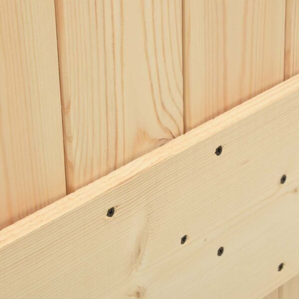 vidaXL Door NARVIK 70x210 cm Solid Wood Pine - Image 7