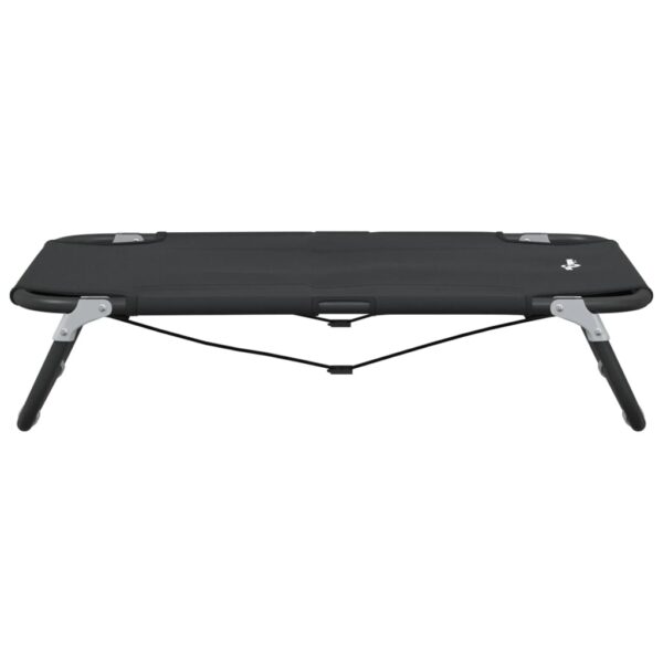 vidaXL Dog Bed Foldable Anthracite Oxford Fabric and Steel - Image 5