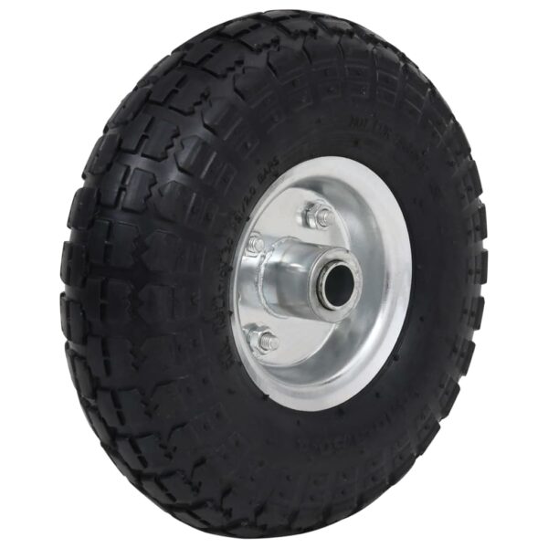 vidaXL Sack Truck Wheels 2 pcs Rubber 4.10/3.50-4 - Image 4