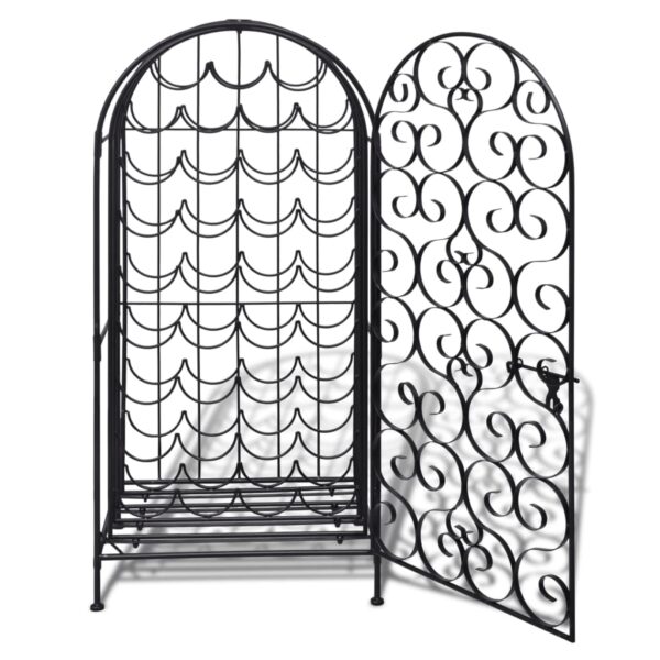 vidaXL Wine Rack for 35 Bottles Metal - Image 6
