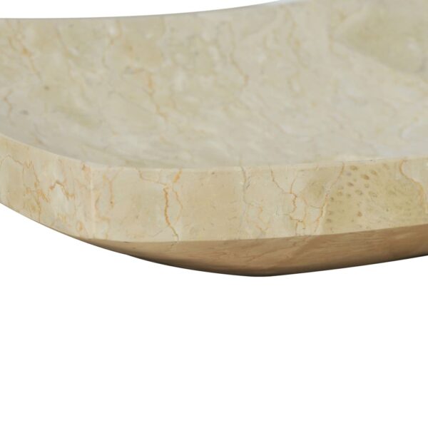 vidaXL Sink 50x35x12 cm Marble Cream - Image 6