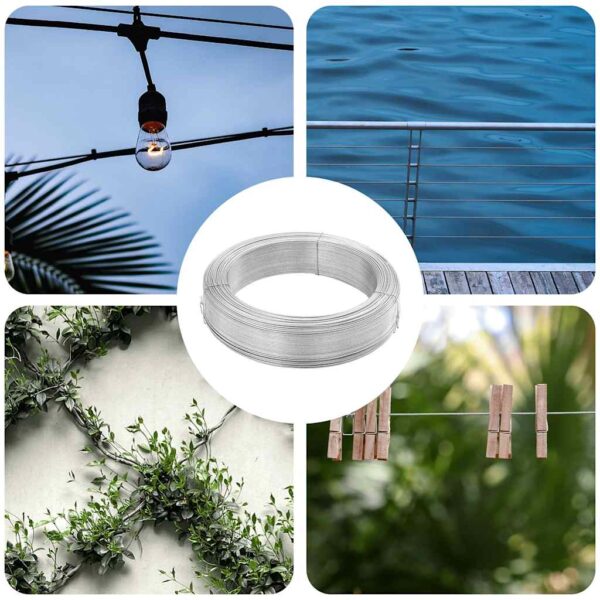 vidaXL Fence Binding Wire 250 m 2 mm Steel - Image 1
