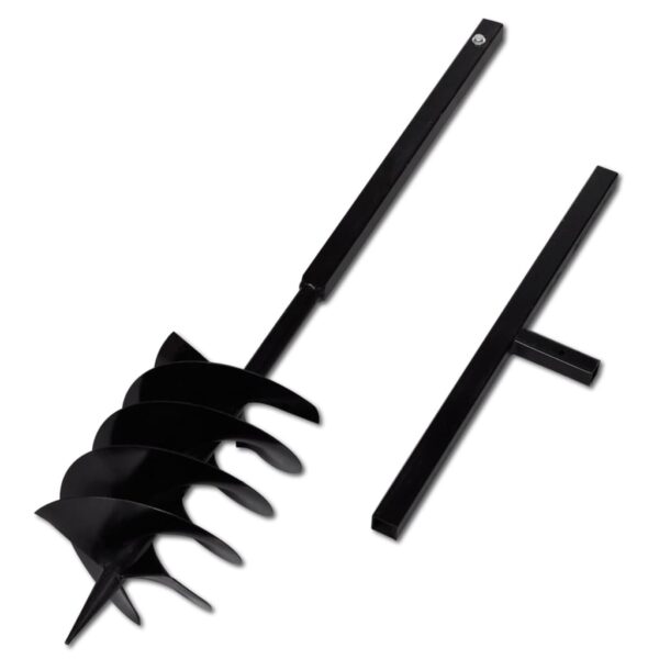 Ground Drill with Handle 200 mm with Extension Tube 13 m Steel - Image 3