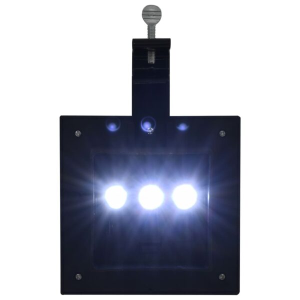 vidaXL Outdoor Solar Lamps 12 pcs LED Square 12 cm Black - Image 13