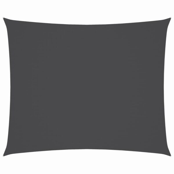 vidaXL Sunshade Sail Oxford Fabric Rectangular 3x4 m Anthracite - Image 2