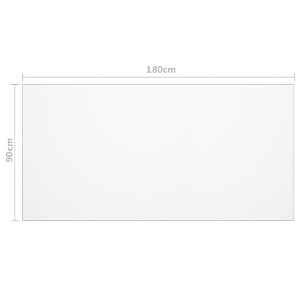 vidaXL Table Protector Transparent 180x90 cm 1.6 mm PVC - Image 6