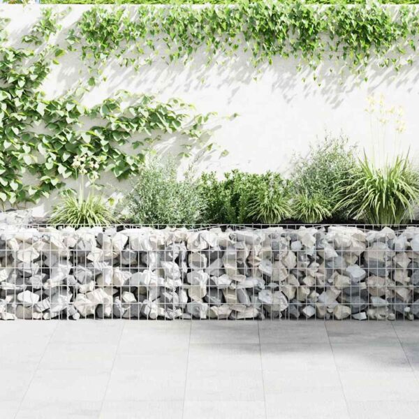 vidaXL Gabion Basket Galvanised Steel 300x30x50 cm - Image 4