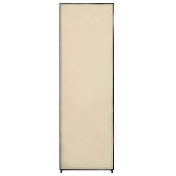 vidaXL Wardrobe Cream 87x49x159 cm Fabric - Image 7