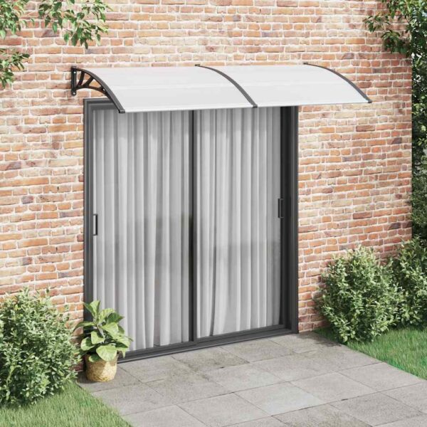 vidaXL Door Canopy 240 x 100 cm PC - Image 1