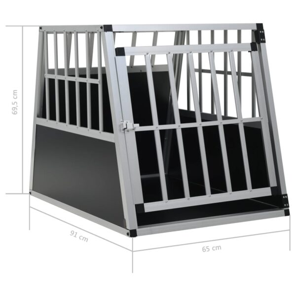 vidaXL Dog Cage with Single Door 65x91x69.5 cm - Image 11