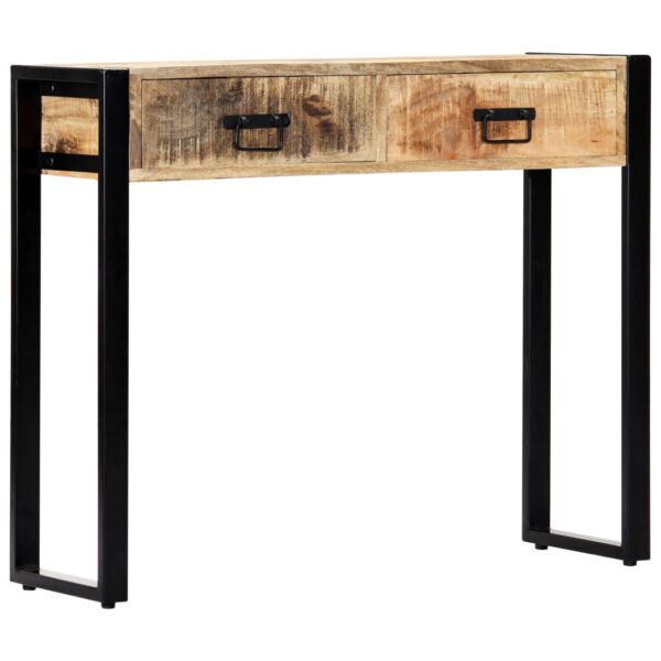 vidaXL Console Table 90x30x75 cm Solid Mango Wood - Image 1