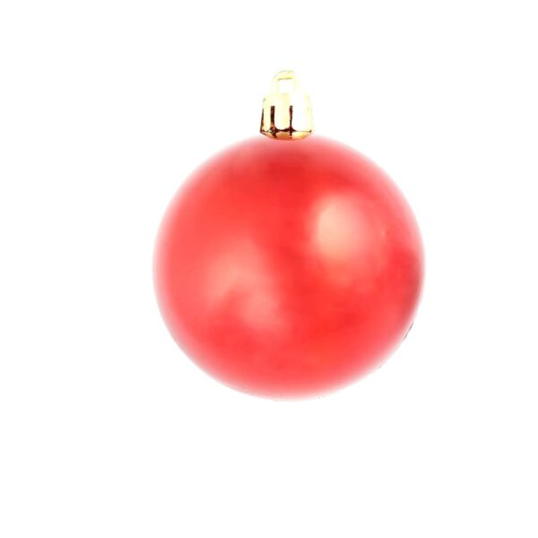 vidaXL 100 Piece Christmas Ball Set 3/4/6 cm Red - Image 7