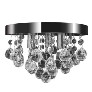 Pendant Ceiling Lamp Crystal Design Chandelier Chrome