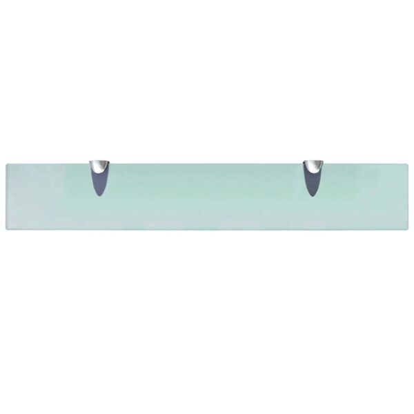 vidaXL Floating Shelves 2 pcs Glass 60x10 cm 8 mm - Image 4