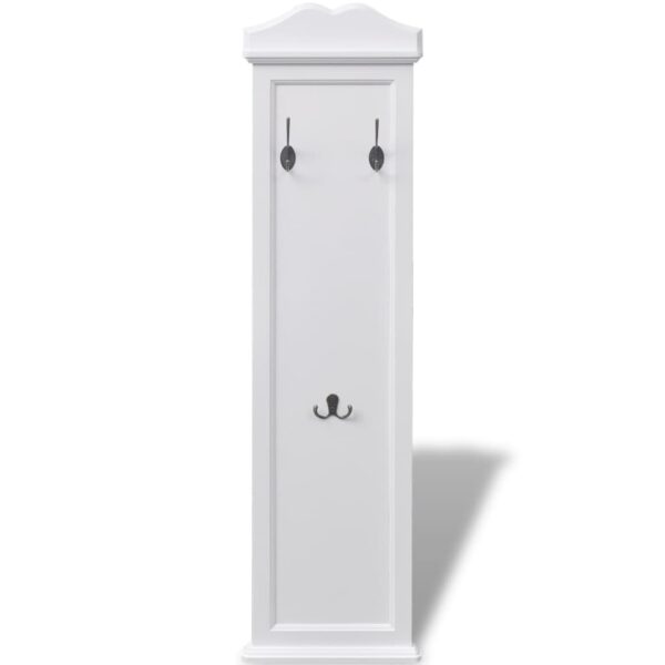 vidaXL Coat Racks 2 pcs White - Image 3