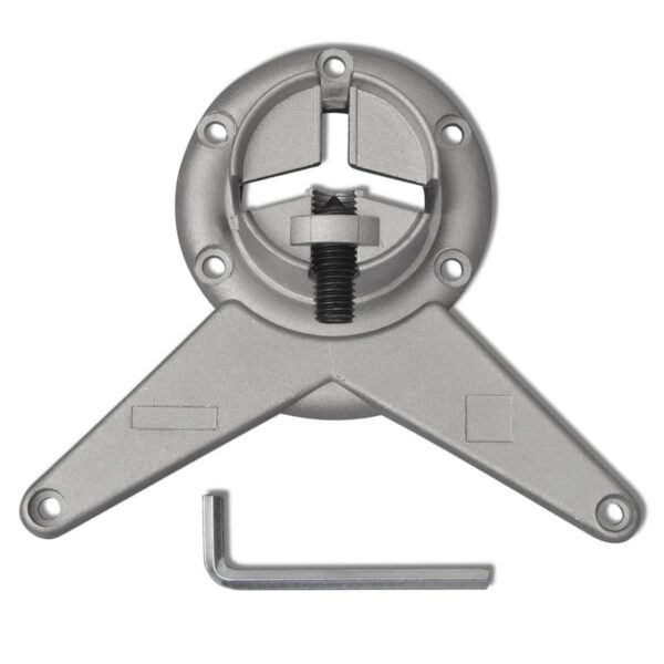 vidaXL Adjustable Table Legs 4 pcs Chrome 710 mm - Image 4