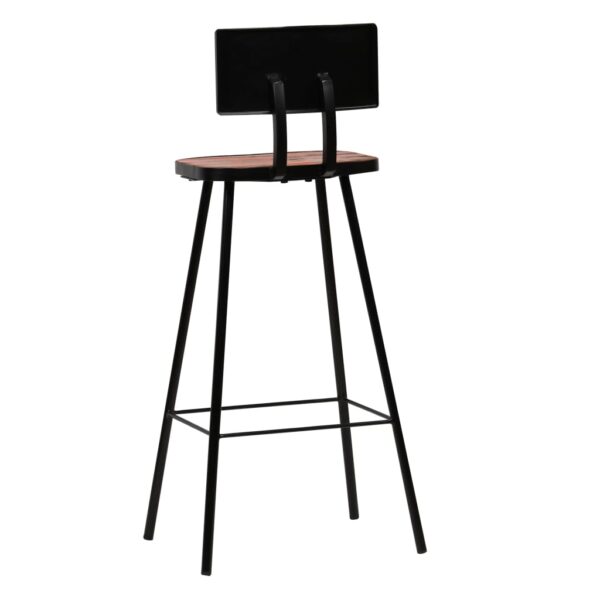 vidaXL Bar Set 3 Piece Solid Reclaimed Wood Multicolour - Image 11