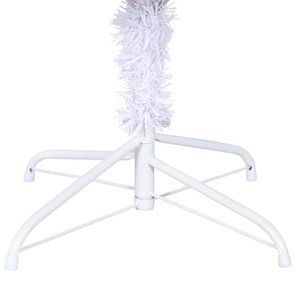 vidaXL Artificial Christmas Tree L 240 cm White - Image 6