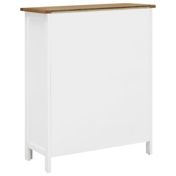 vidaXL Wine Cabinet 72x32x90 cm Solid Oak Wood - Image 6
