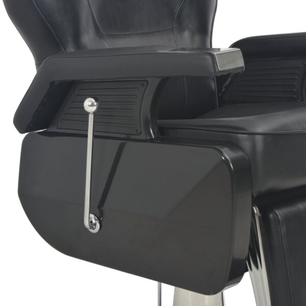 vidaXL Barber Chair Black 72x68x98 cm Faux Leather - Image 8