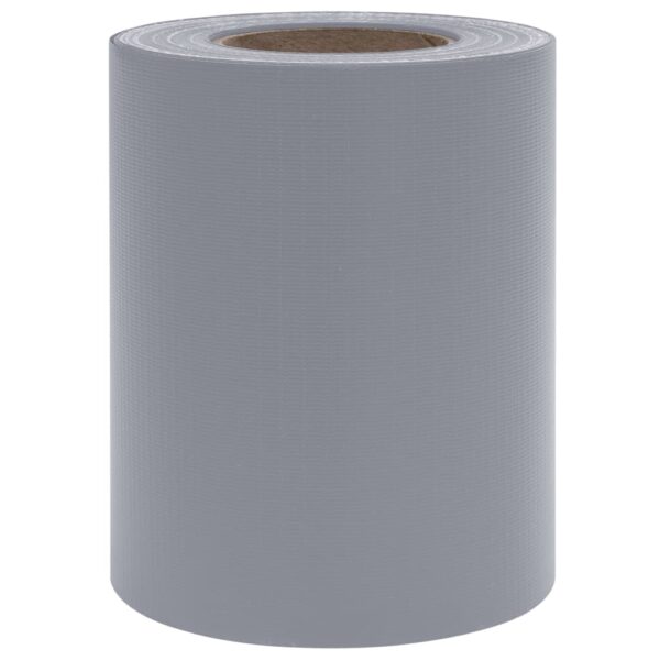 vidaXL Garden Privacy Screen PVC 35x0.19 m Matte Light Grey - Image 4