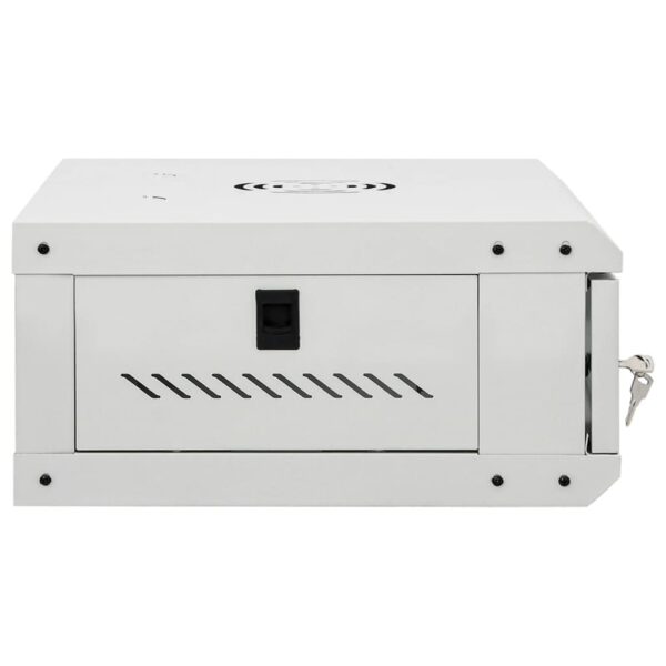 vidaXL 4U Wall Mounted Network Cabinet 19" IP20 53x40x21 cm - Image 4