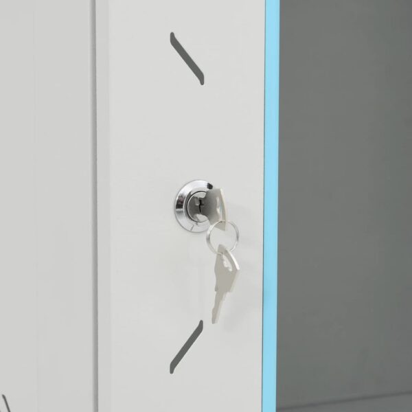 vidaXL 22U Network Cabinet with Swivel Feet 19" IP20 60x60x120 cm - Image 7