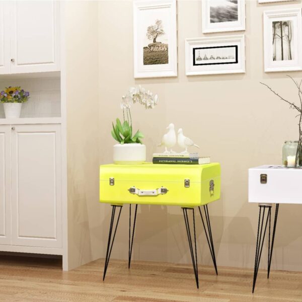 vidaXL Bedside Cabinets 2 pcs 49.5x36x60 cm Yellow - Image 2