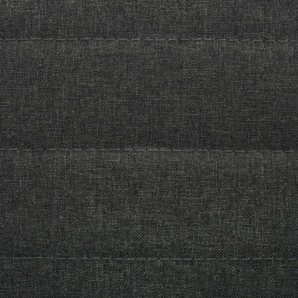 vidaXL Dining Chairs 2 pcs Dark Grey Fabric - Image 7