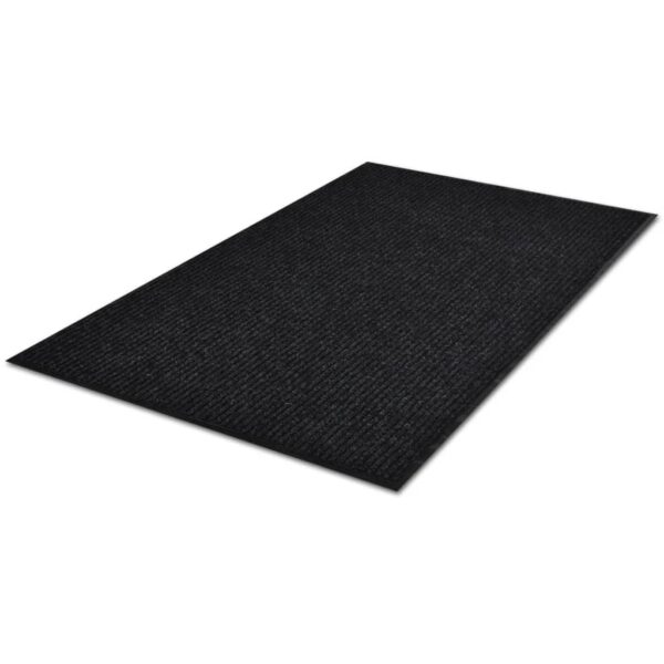 Black PVC Door Mat 120 x 180 cm - Image 3