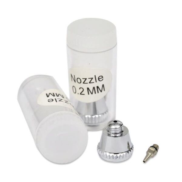 vidaXL Airbrush Set 0.2 / 0.3 / 0.5 mm Nozzles - Image 6
