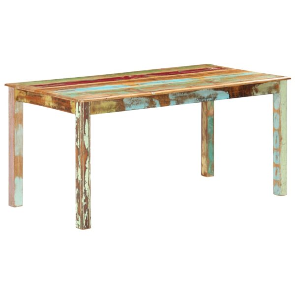vidaXL Dining Table Solid Reclaimed Wood 160x80x76 cm - Image 9