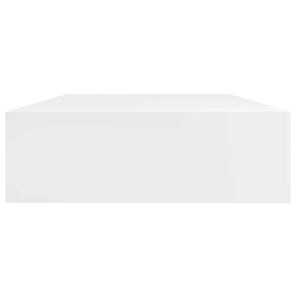 vidaXL Floating Wall Shelves with Drawers 2 pcs White 80 cm - Image 5