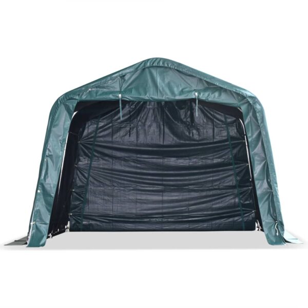 vidaXL Removable Livestock Tent PVC 550 g/m² 3.3x3.2 m Dark Green - Image 2