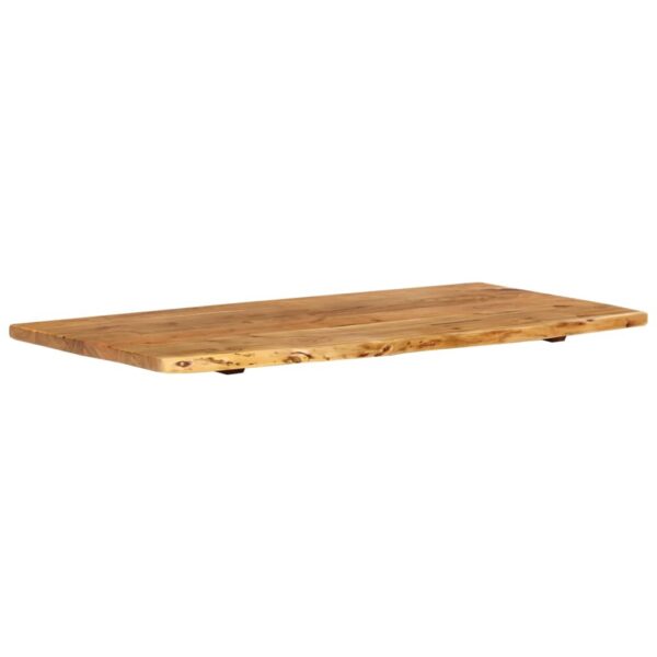 vidaXL Bathroom Vanity Top Solid Acacia Wood 100x52x2.5 cm - Image 8