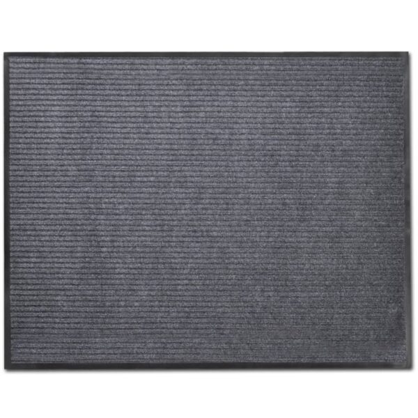 vidaXL PVC Door Mats 4 pcs Grey 90x60 cm - Image 3