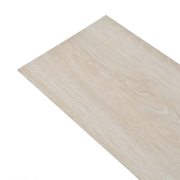vidaXL Non Self-adhesive PVC Flooring Planks 5.26 m² 2 mm Oak Classic White - Image 2