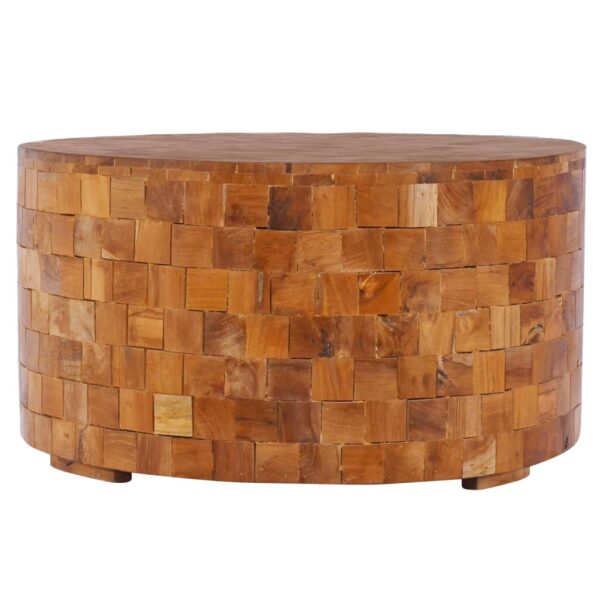vidaXL Coffee Table 60x60x35 cm Solid Teak Wood - Image 1