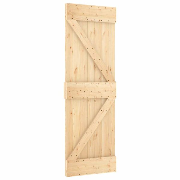 vidaXL Door NARVIK 70x210 cm Solid Wood Pine - Image 2