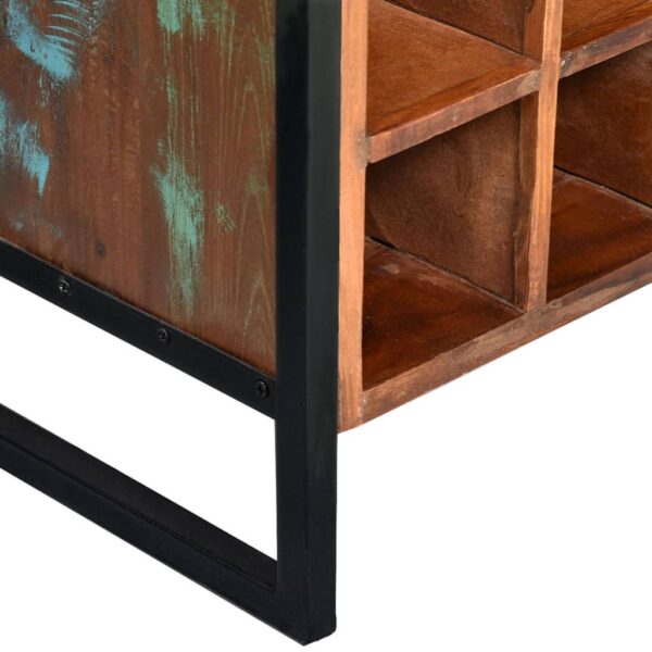 vidaXL Wine Rack for 16 Bottles Solid Reclaimed Wood - Image 9