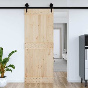 vidaXL Door NARVIK 90x210 cm Solid Wood Pine