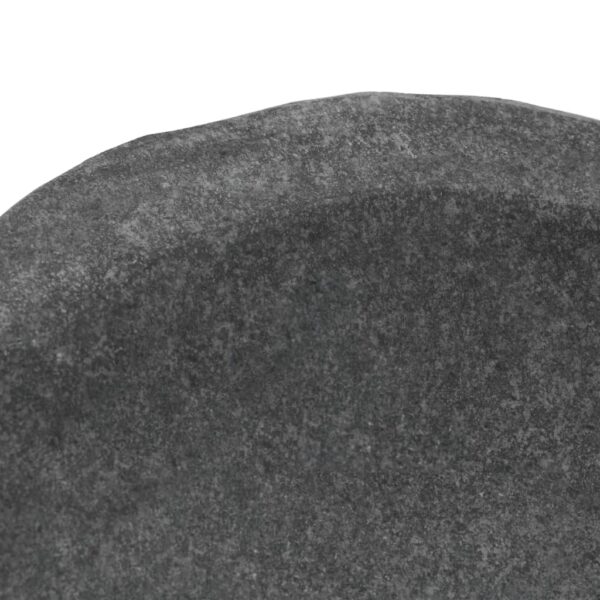 vidaXL Wash Basin River Stone Oval 60-70 cm - Image 5