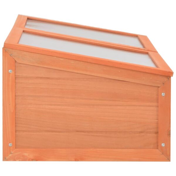 vidaXL Greenhouse Wood 100x50x34 cm - Image 5