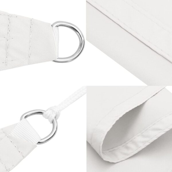 vidaXL Sunshade Sail Oxford Fabric Rectangular 3x5 m White - Image 7