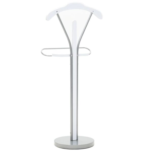 vidaXL Suit Stand 45x35x107 cm White - Image 4