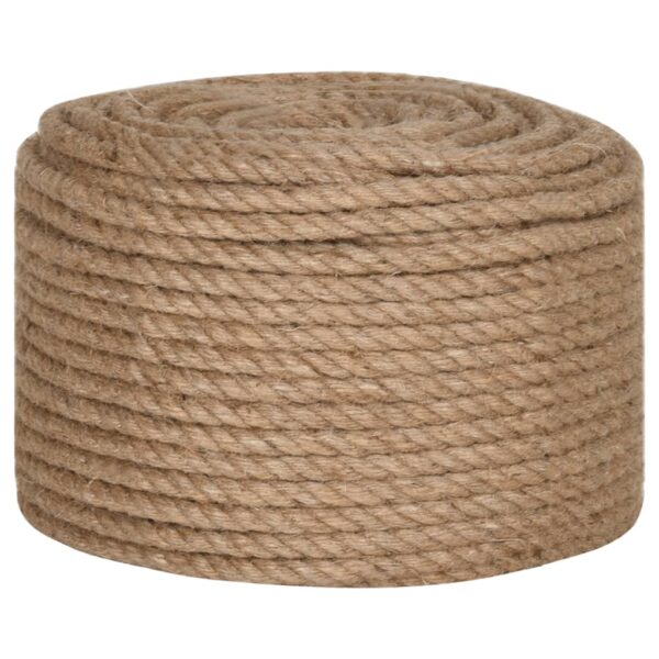 vidaXL Jute Rope 25 m Long 14 mm Thick - Image 3